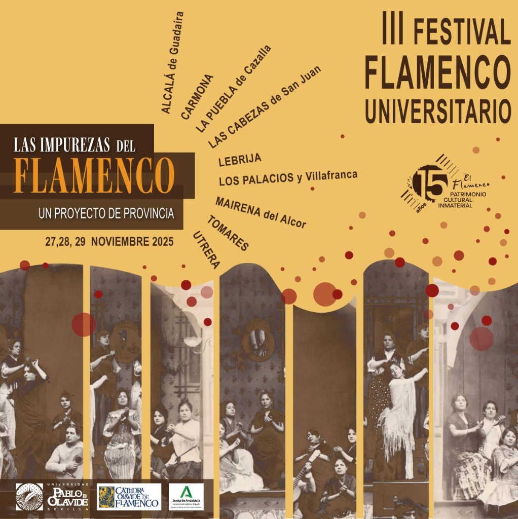 Cartel del III Festival Flamenco Universitario Las Impurezas del Flamenco